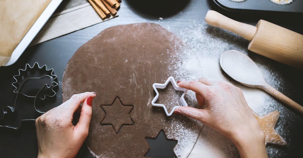 Runny Cookie Dough - Person Holding White Hexagonal Baking Mold Runny Cookie Dough - Person Holding White Hexagonal Baking Mold
