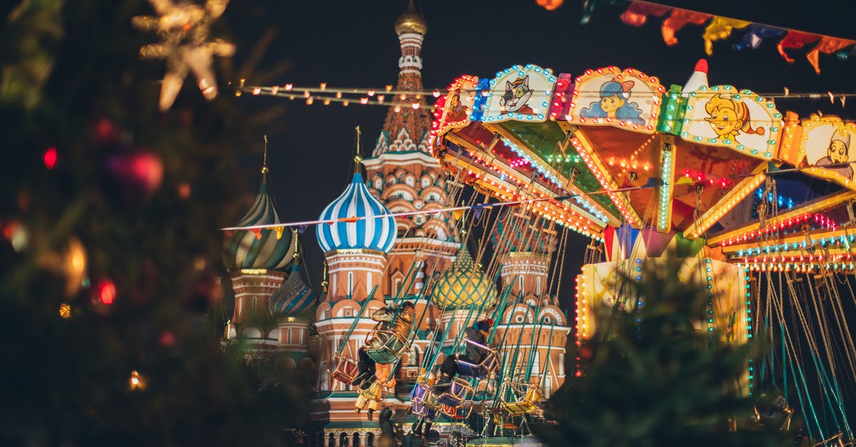 Russian Vobla - ratio for the brine? - Colorful carousel against Cathedral on Red Square at New Year night Russian Vobla - ratio for the brine? - Colorful carousel against Cathedral on Red Square at New Year night