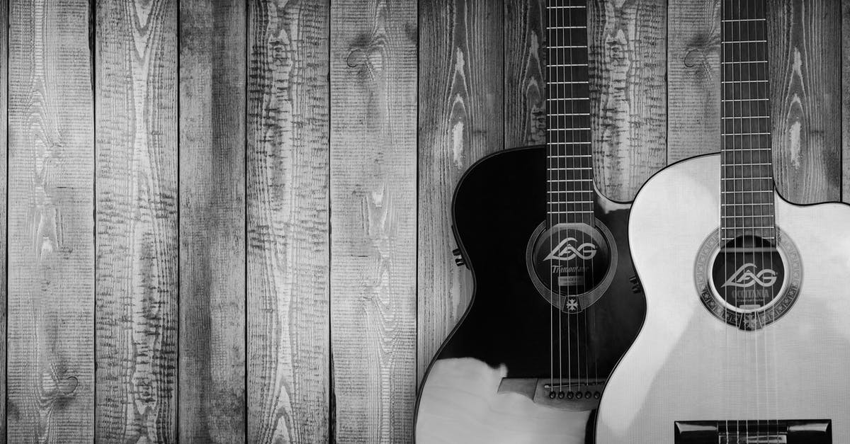 Salt-crust bass tasted really bitter - Two Grayscale Acoustic Guitars Salt-crust bass tasted really bitter - Two Grayscale Acoustic Guitars
