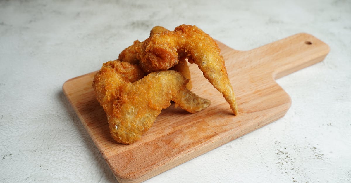 Sardines as a snack [closed] - Close-up of Fried Chicken Wings Serving