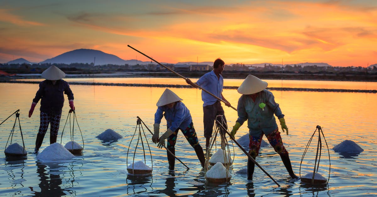 Sea Salt and Mercury - Landscape of Men Harvesting Salt Sea Salt and Mercury - Landscape of Men Harvesting Salt
