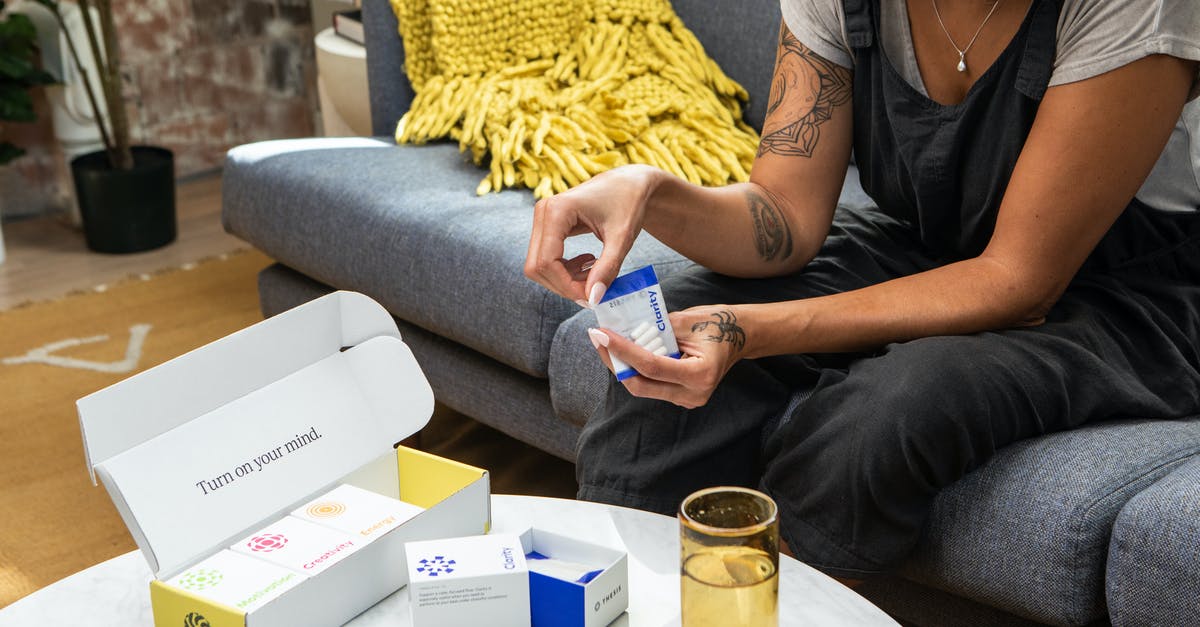Sealed package submerged in water in the fridge, still safe to eat? - A Woman Taking Health Supplements at Home Sealed package submerged in water in the fridge, still safe to eat? - A Woman Taking Health Supplements at Home