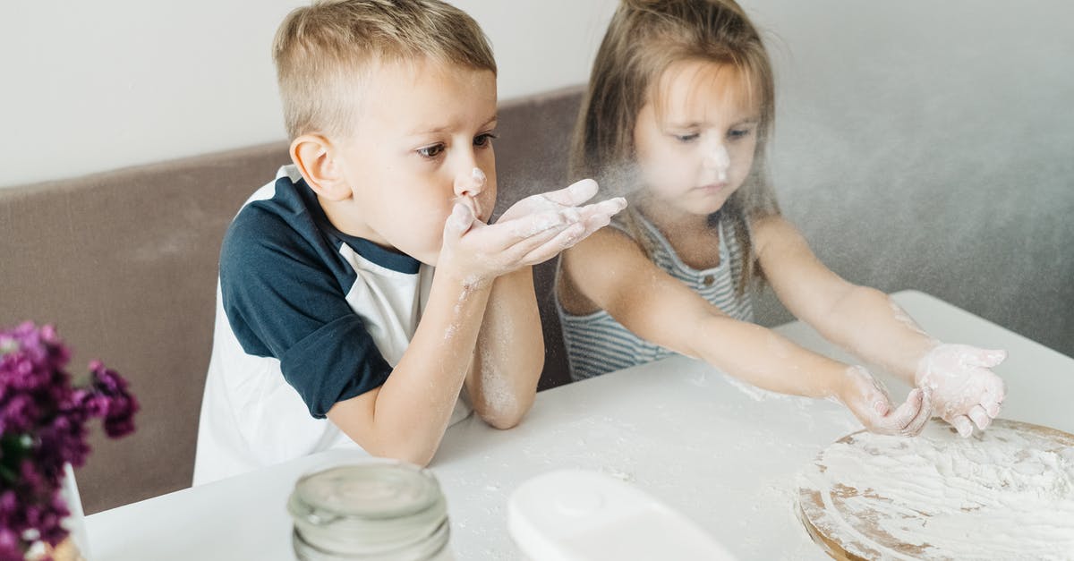 Should flour be thrown out past its expiry date? - A Boy Blowing Off Flour on His Hands Should flour be thrown out past its expiry date? - A Boy Blowing Off Flour on His Hands