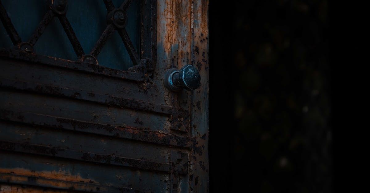 Should flour be thrown out past its expiry date? - Opened rusty door with metal handle Should flour be thrown out past its expiry date? - Opened rusty door with metal handle