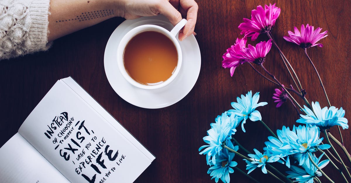 Should I "sponge" tea? - Person Holding Cup Of Coffee Should I "sponge" tea? - Person Holding Cup Of Coffee