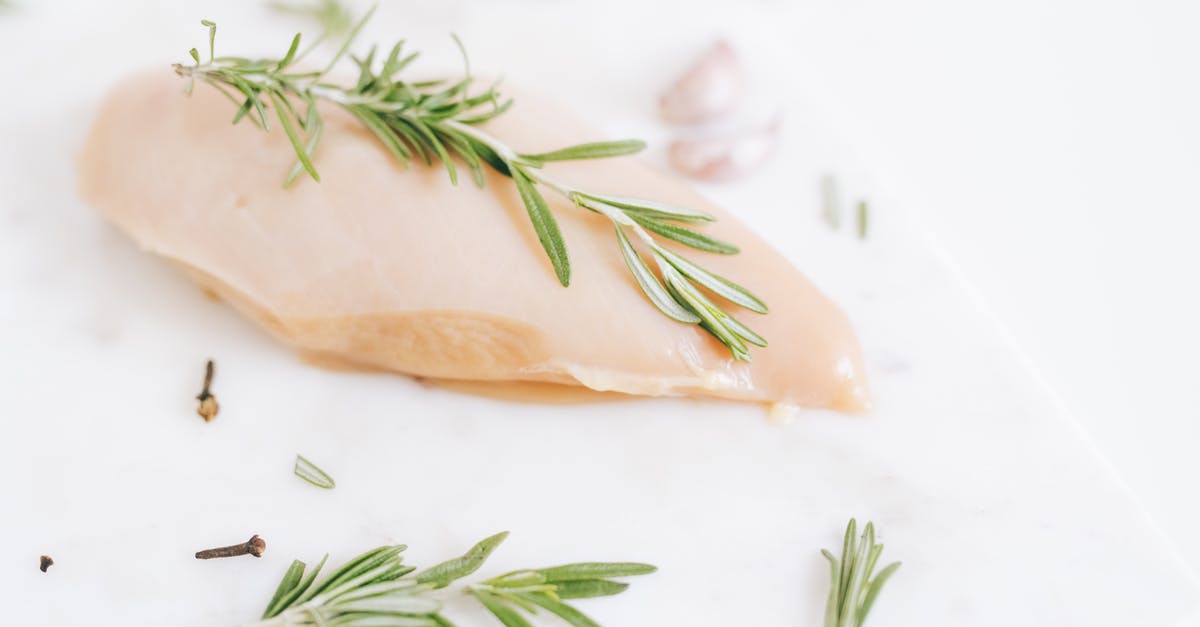 Should I sear sous-vide chicken breasts? - Raw Chicken on White Ceramic Plate Should I sear sous-vide chicken breasts? - Raw Chicken on White Ceramic Plate