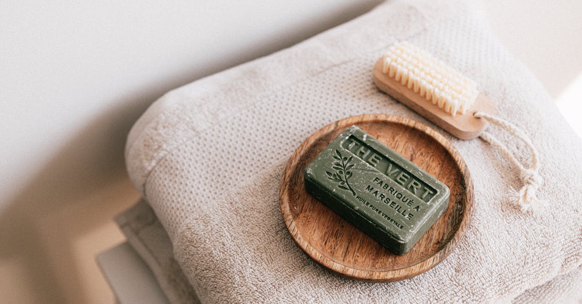 Should I wash my pre-washed greens? - Natural soap and brush on folded towels Should I wash my pre-washed greens? - Natural soap and brush on folded towels