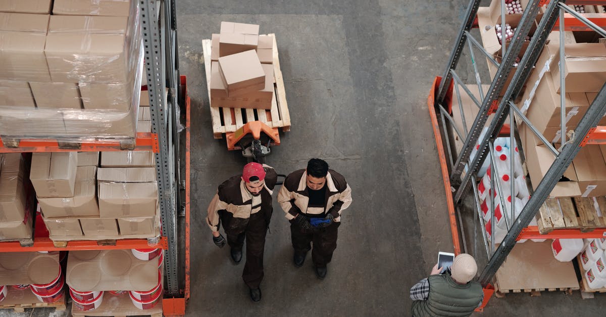 Silicone molds: transportation and storage - Men Working in a Warehouse