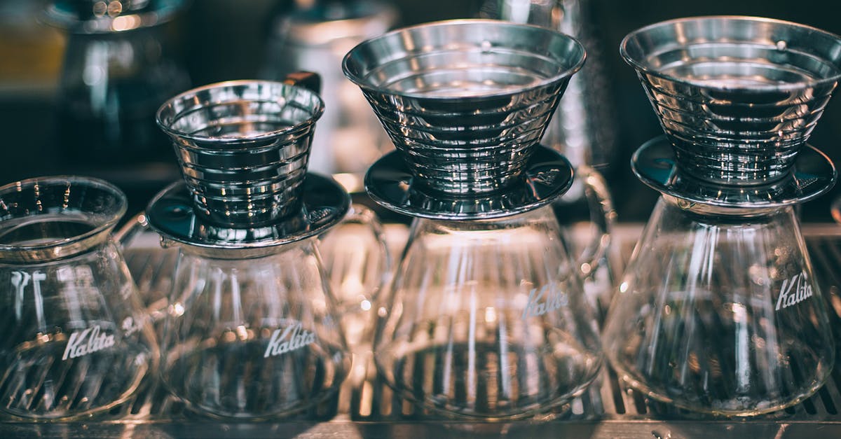Similar flavors to caffeine? - Set of similar crystal glass coffee pots with funnels for filters in coffee shop Similar flavors to caffeine? - Set of similar crystal glass coffee pots with funnels for filters in coffee shop