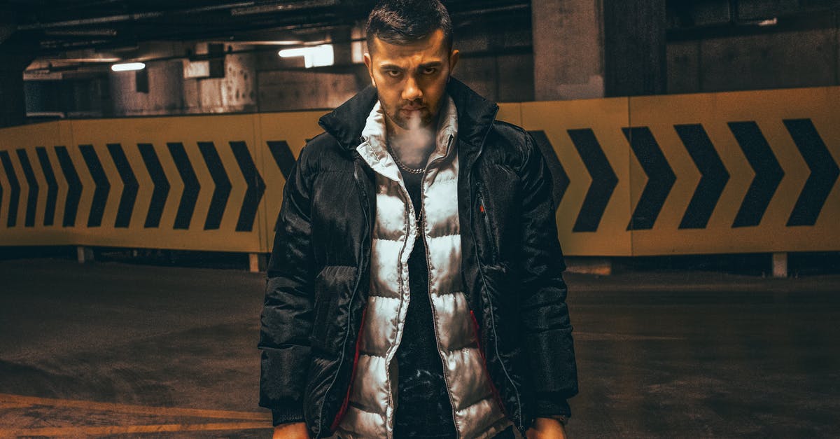 Smoking Boston Butt and Smoker Went out - Man Wearing Puffer Jackets Blowing Smoke from a Cigarette Smoking Boston Butt and Smoker Went out - Man Wearing Puffer Jackets Blowing Smoke from a Cigarette