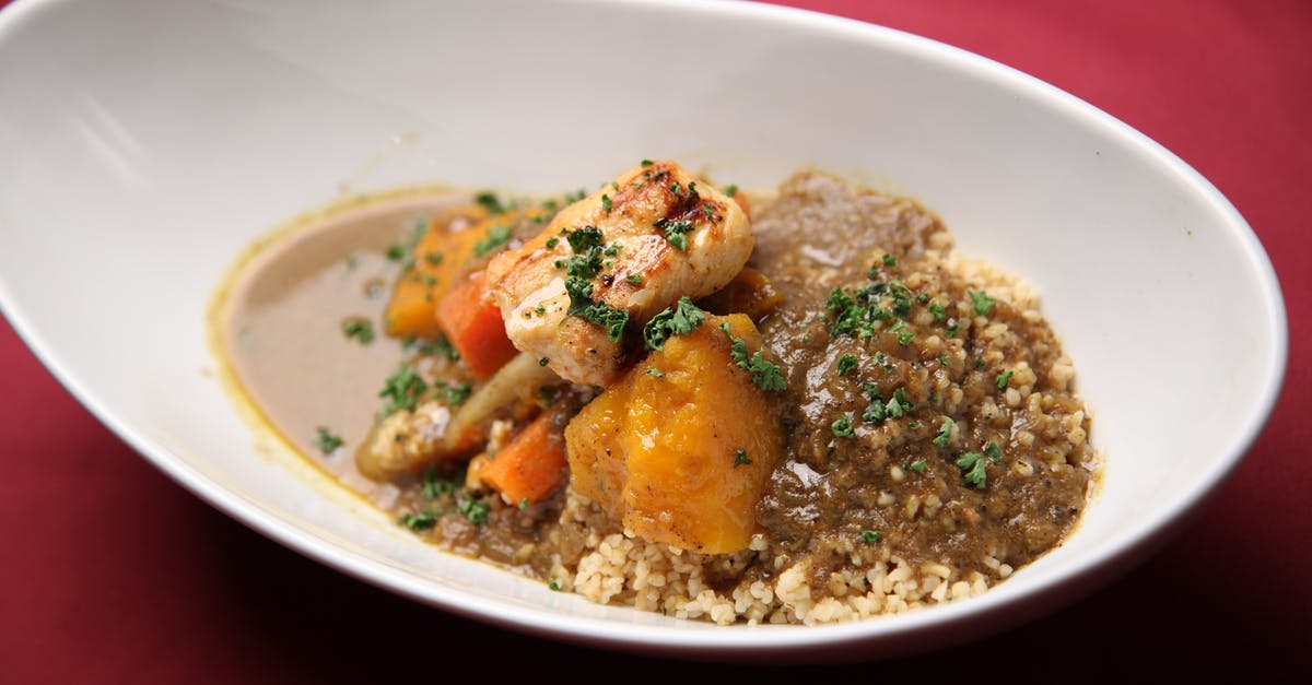 Solutions for a bland vegetable curry - White Ceramic Bowl on Red Textile