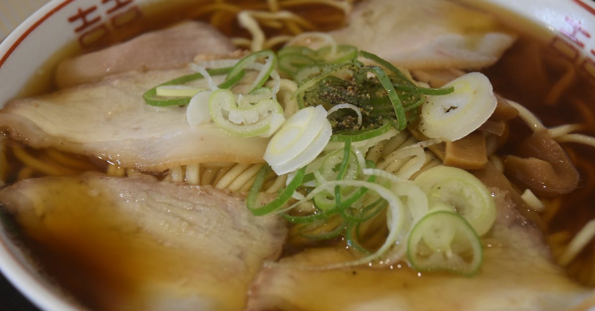 Soup is too salty! - Noodles With Vegetables on White Ceramic Bowl