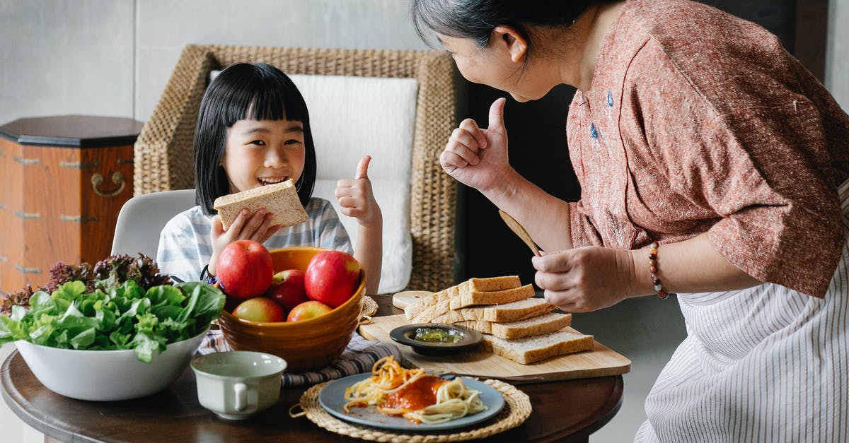 Sous vide: why do cylindrical / cylinder-like and spherical / sphere-like foods cook faster than slab-like? - Crop woman with granddaughter having breakfast together Sous vide: why do cylindrical / cylinder-like and spherical / sphere-like foods cook faster than slab-like? - Crop woman with granddaughter having breakfast together