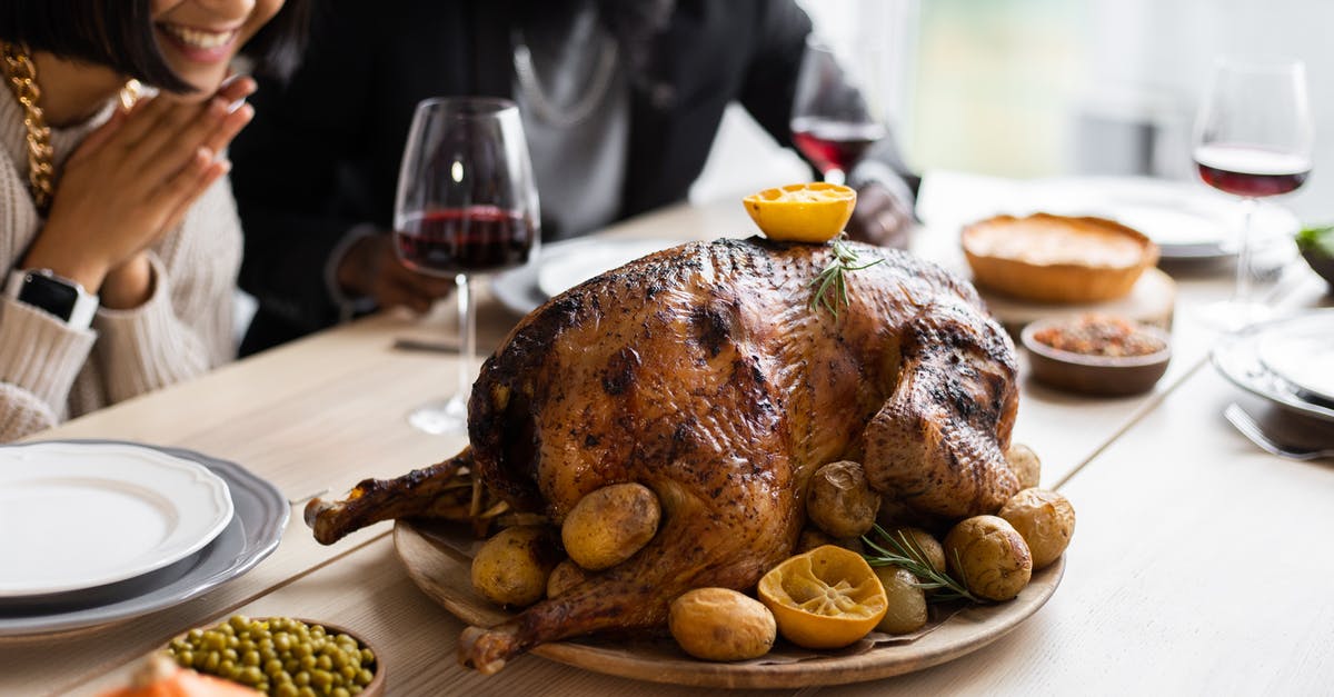 Starch Content of Dehydrated Potatoes - Cheerful multiethnic couple sitting at table with roasted turkey Starch Content of Dehydrated Potatoes - Cheerful multiethnic couple sitting at table with roasted turkey