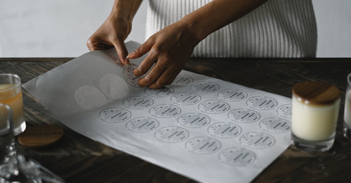 Sticky aluminum half sheet pans - Self cleaning oven - What would happen? - Crop black woman with stickers for handmade candles Sticky aluminum half sheet pans - Self cleaning oven - What would happen? - Crop black woman with stickers for handmade candles