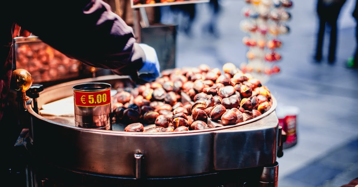 Storing a bear roast after cooking in a crockpot - Person Selling Chestnuts Storing a bear roast after cooking in a crockpot - Person Selling Chestnuts