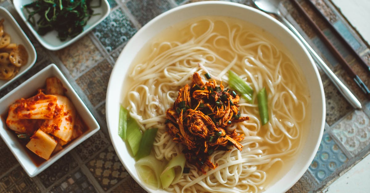 Substitute for celery in soup - Noodle Dish on White Ceramic Bowl Substitute for celery in soup - Noodle Dish on White Ceramic Bowl