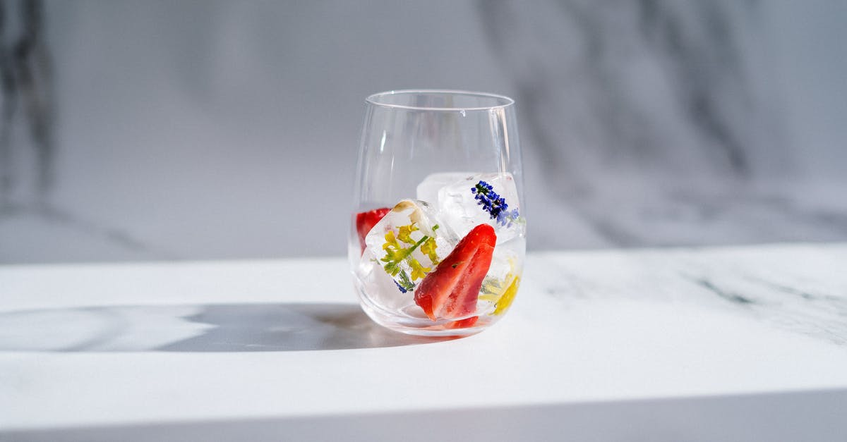 Substitute frozen cranberries for fresh berries - Clear Drinking Glass With Red and White Liquid Substitute frozen cranberries for fresh berries - Clear Drinking Glass With Red and White Liquid