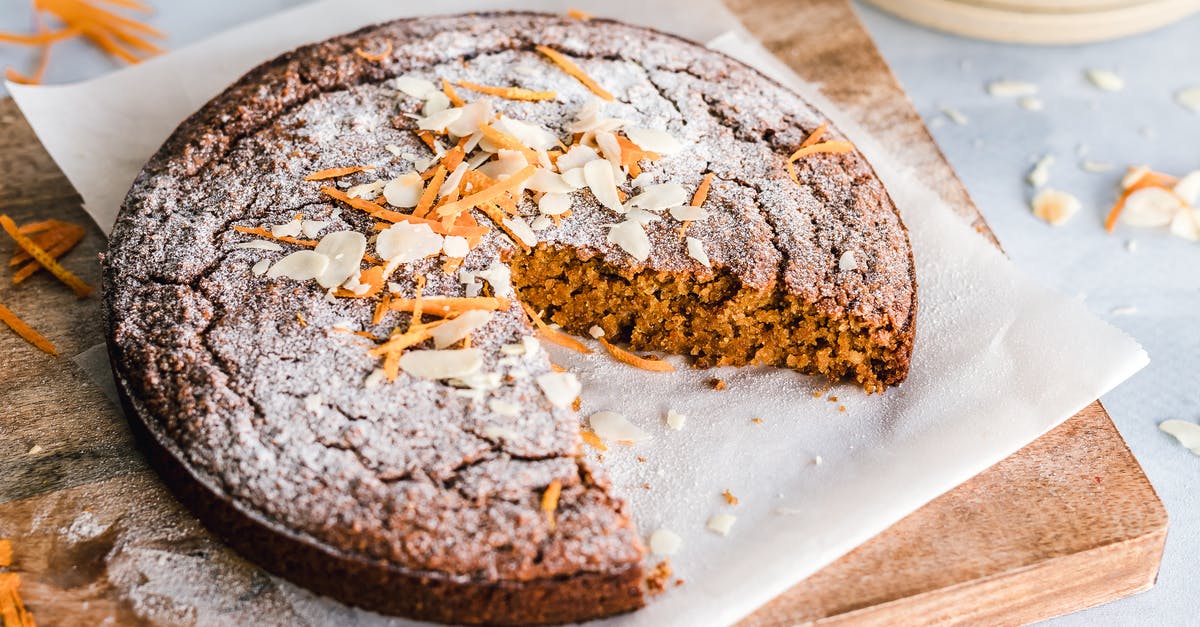 Substituting hazelnuts for almonds, baking - Close-Up Photo Of Cake Substituting hazelnuts for almonds, baking - Close-Up Photo Of Cake