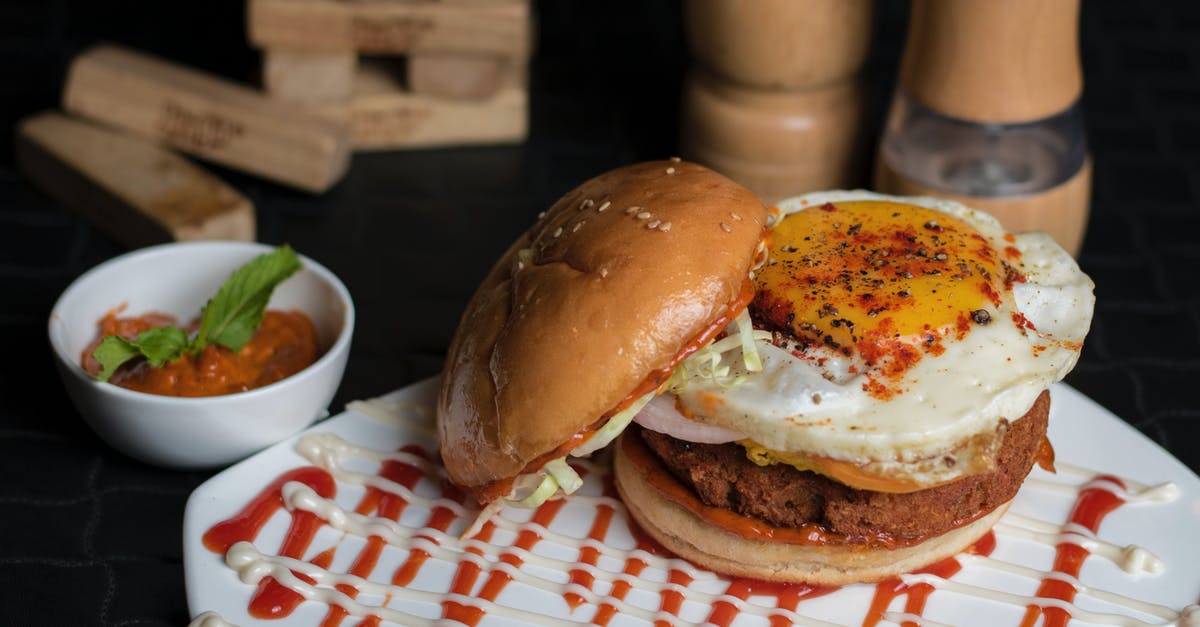 Substitution for egg to bind hamburger mince - Cooked Burger On Plate Substitution for egg to bind hamburger mince - Cooked Burger On Plate
