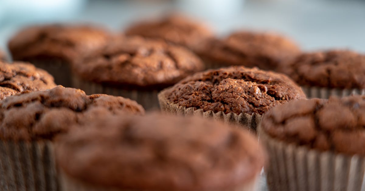 Suggestions for caramel from dark brown (muscovado) sugar? - Chocolate Cupcakes In Close-up View Suggestions for caramel from dark brown (muscovado) sugar? - Chocolate Cupcakes In Close-up View