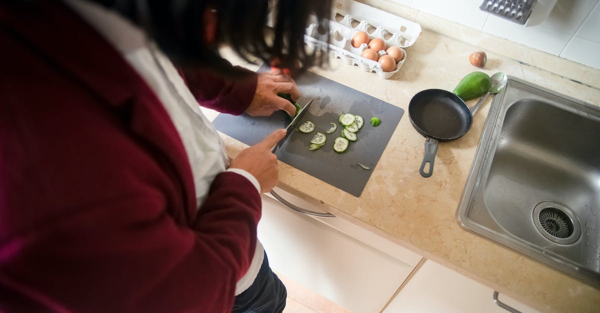tamagoyaki eggs sticking to the pan - A Person Slicing Cucumber with a Knife tamagoyaki eggs sticking to the pan - A Person Slicing Cucumber with a Knife