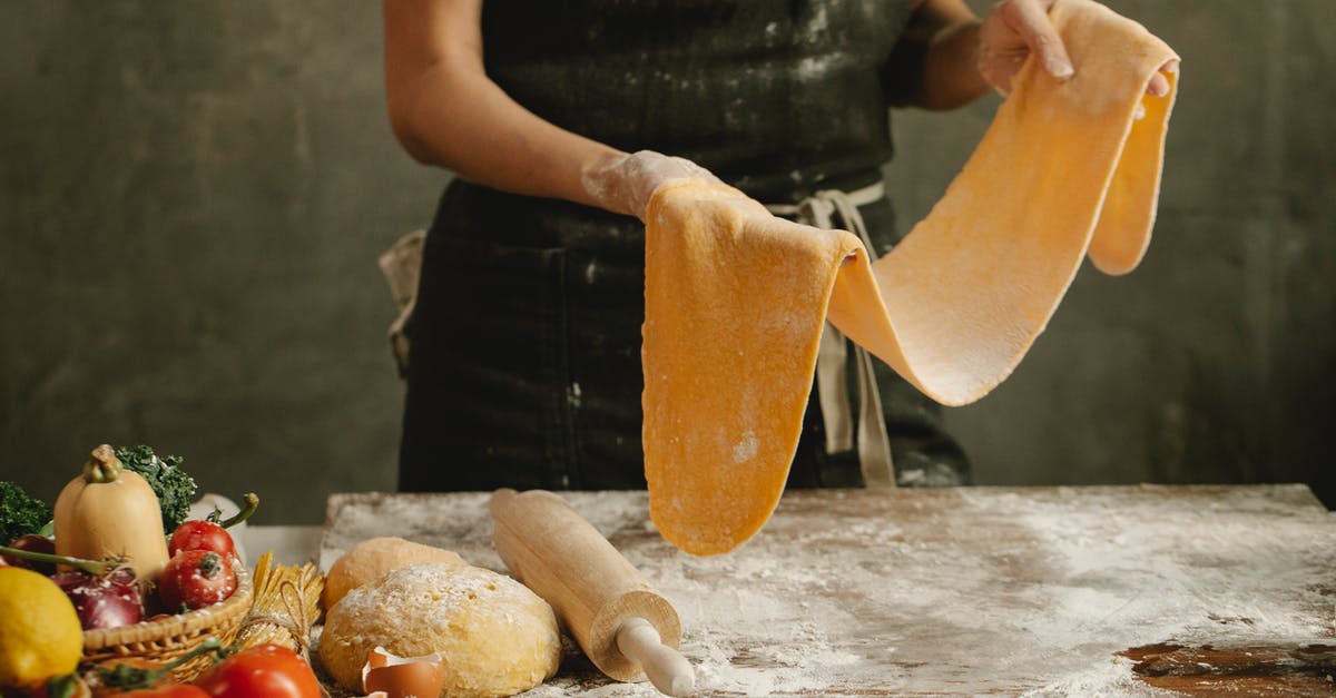 Techniques for mixing bread dough with stand mixer - Crop baker cooking in kitchen
