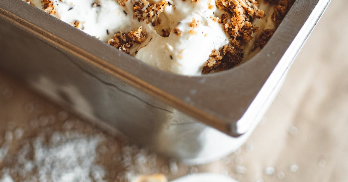 The container of my food is domed/bulged, is it spoiled? - Close up of Ice Cream in a Container