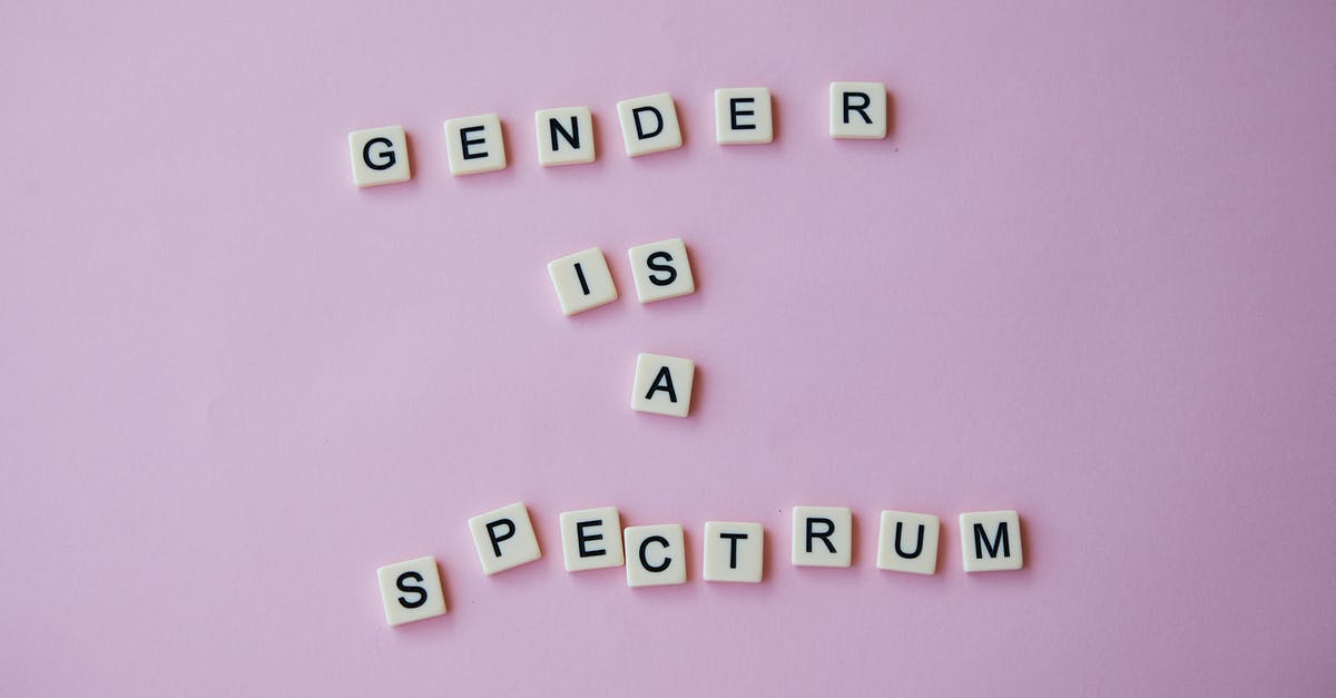 The right amount of jalapeño - From above of composition made of letters with inscription Gender is a spectrum placed on pink background in studio The right amount of jalapeño - From above of composition made of letters with inscription Gender is a spectrum placed on pink background in studio