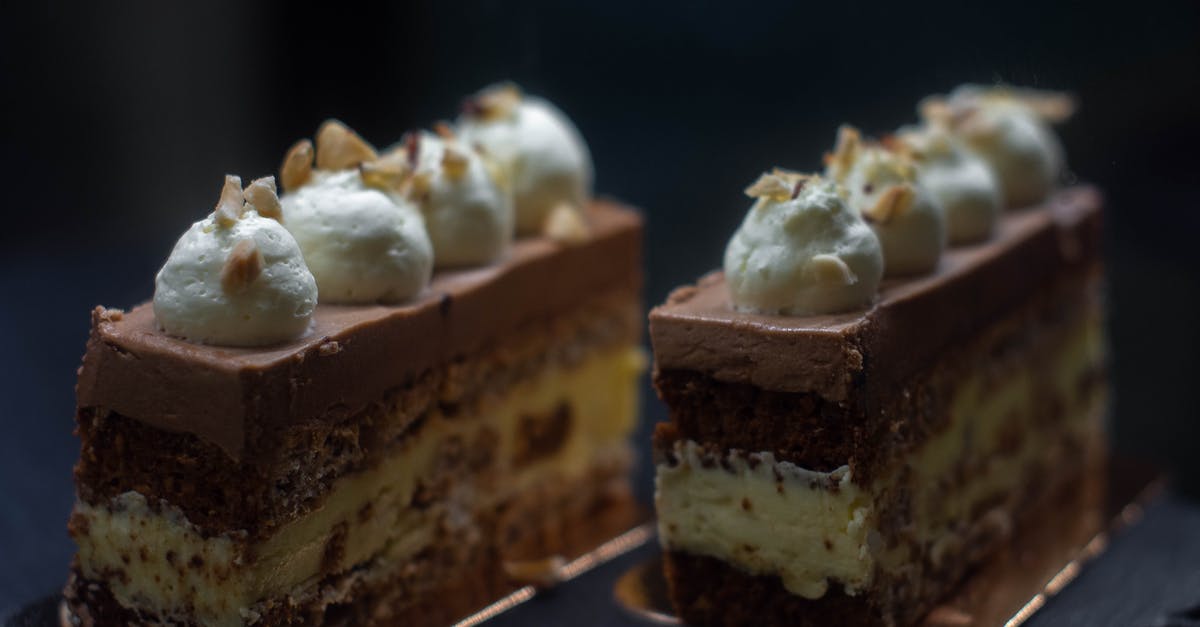 The right custard for baking with a cake - Slices of Chocolate Mousse Cake in Close-up Photography The right custard for baking with a cake - Slices of Chocolate Mousse Cake in Close-up Photography