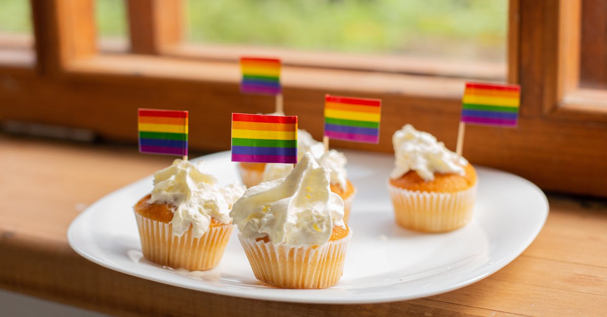 Thickness of ready-to-roll icing - Cupcakes with Rainbow Flags Thickness of ready-to-roll icing - Cupcakes with Rainbow Flags