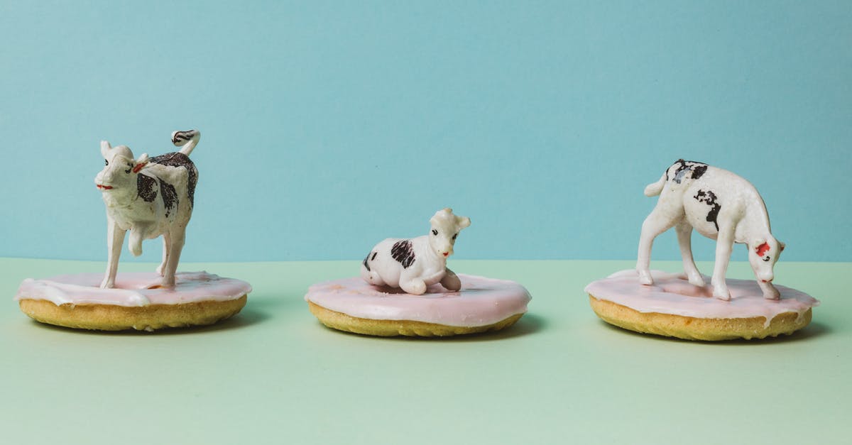 Thickness of ready-to-roll icing - Cow Figurines on Top of Glazed Donuts Thickness of ready-to-roll icing - Cow Figurines on Top of Glazed Donuts