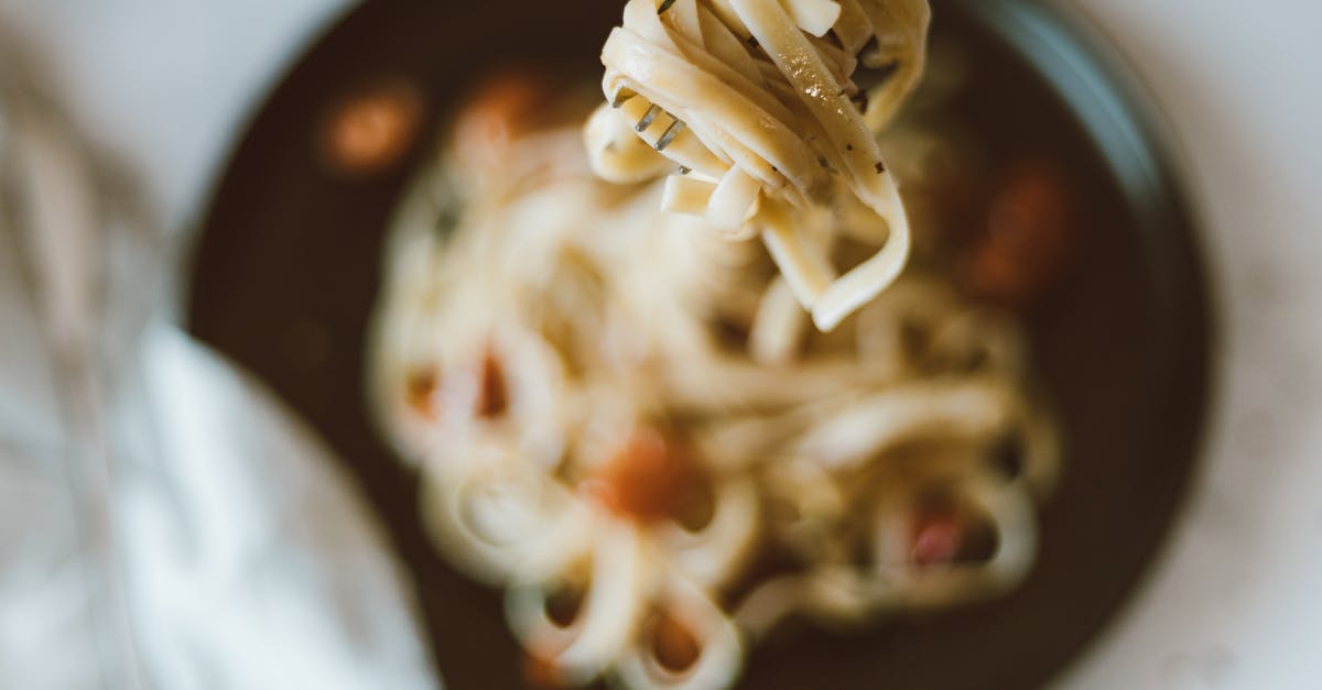Tips for cooking something "bacon wrapped"? - Pasta Dish on Black Plate Tips for cooking something "bacon wrapped"? - Pasta Dish on Black Plate