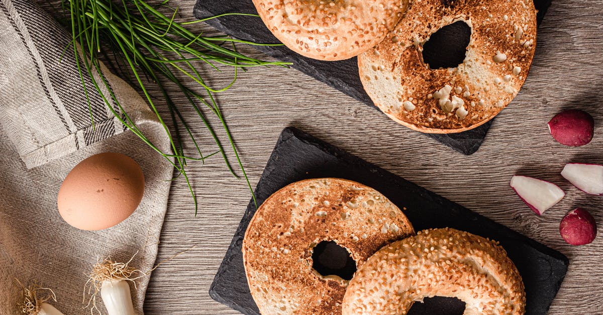 Toasting bagel in my oven - Bagels On Black Plates Toasting bagel in my oven - Bagels On Black Plates