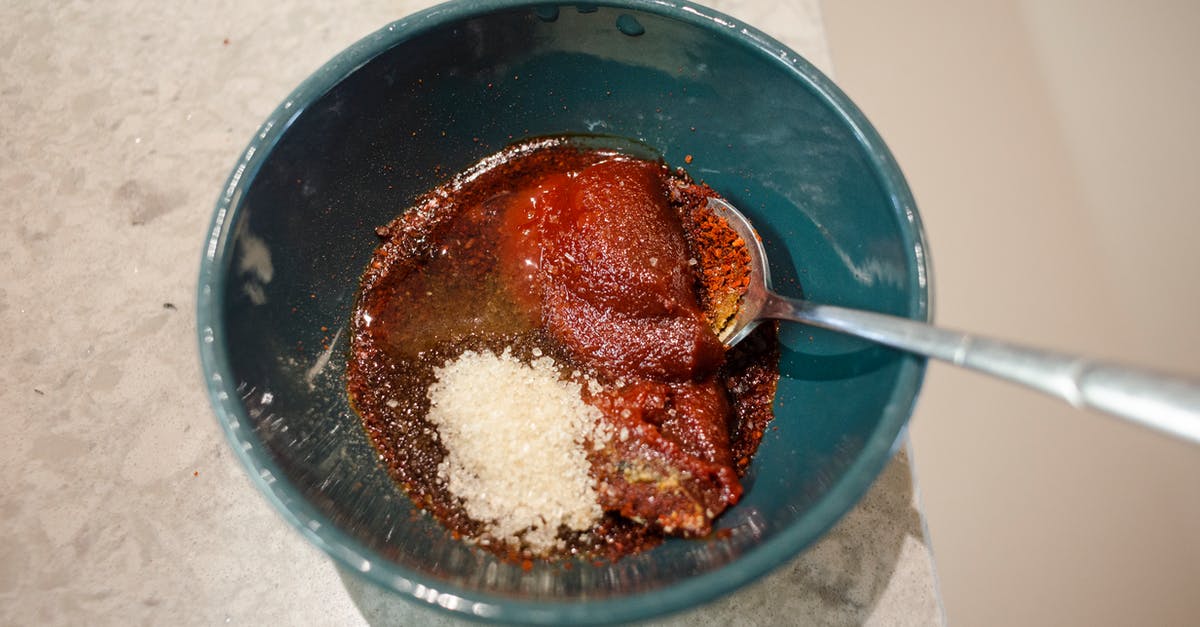 Toasting spices with and without oil - Mixed Powder Ingredients in a Bowl With Silver Spoon Toasting spices with and without oil - Mixed Powder Ingredients in a Bowl With Silver Spoon