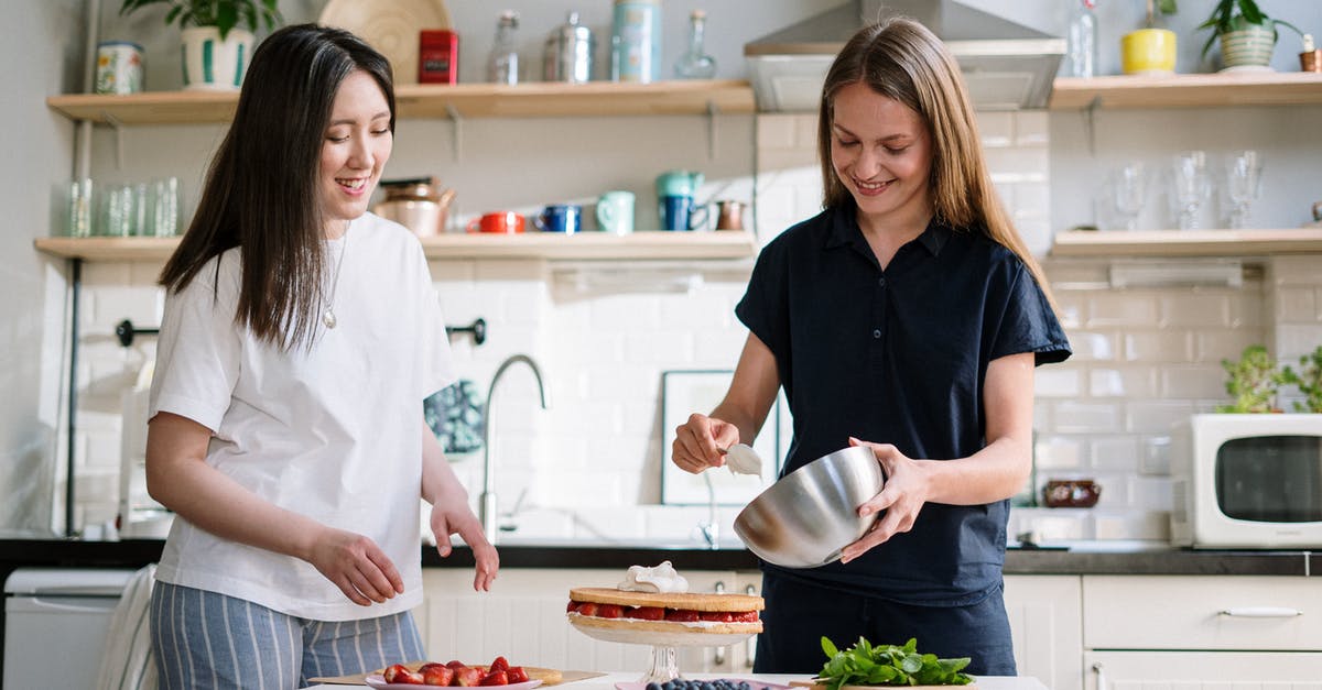 Too big tin for meringue cake recipe. How to solve? - Woman in White Button Up Shirt Holding White Ceramic Plate Too big tin for meringue cake recipe. How to solve? - Woman in White Button Up Shirt Holding White Ceramic Plate