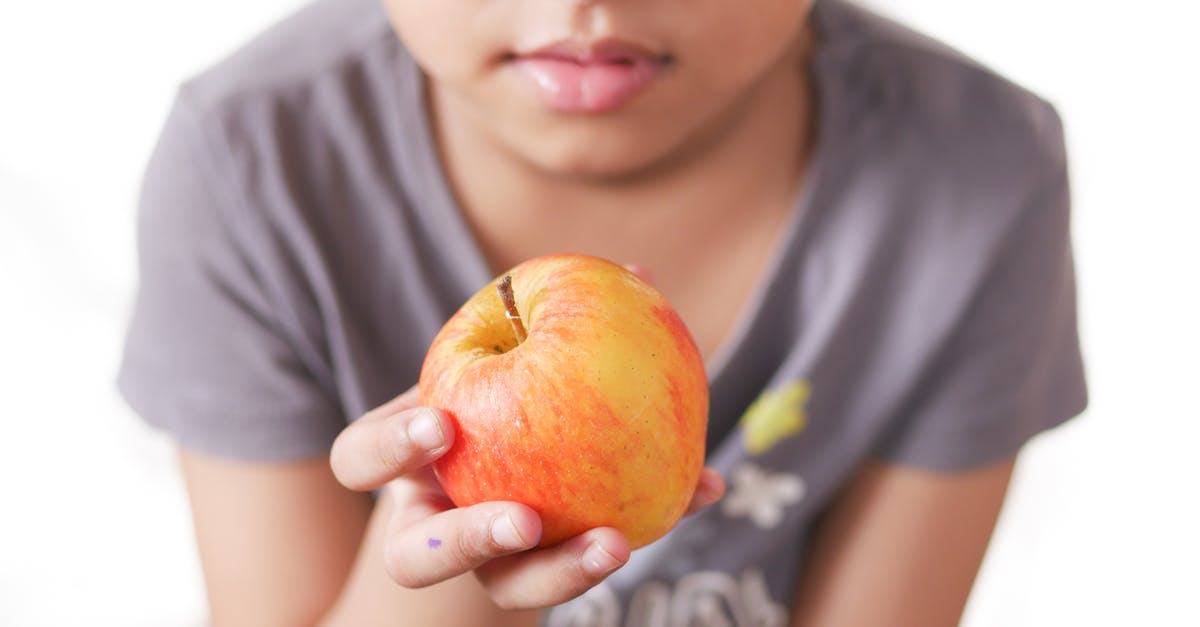 Too much cardamom in apple butter - Boy in Gray Crew Neck T-shirt Holding Apple Too much cardamom in apple butter - Boy in Gray Crew Neck T-shirt Holding Apple