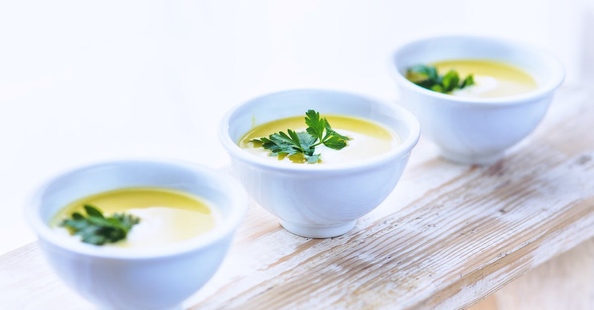 Too much gin in potato-scallion soup - Leek and potato soup with parsley Too much gin in potato-scallion soup - Leek and potato soup with parsley