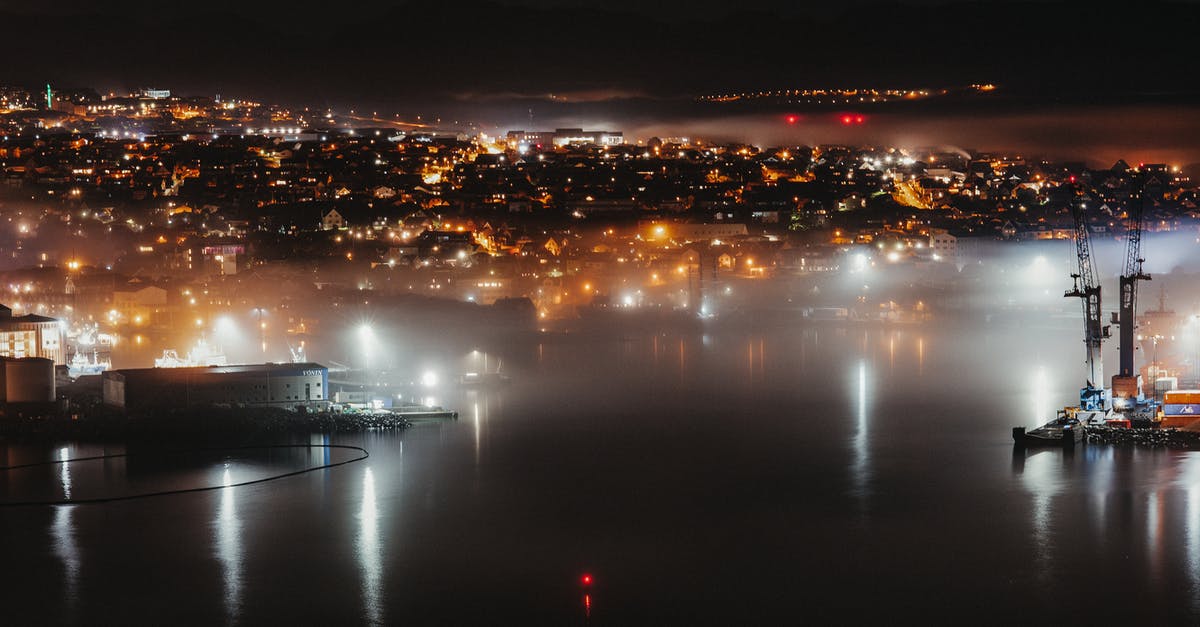 Too much port in sauce - City Port at Night Too much port in sauce - City Port at Night
