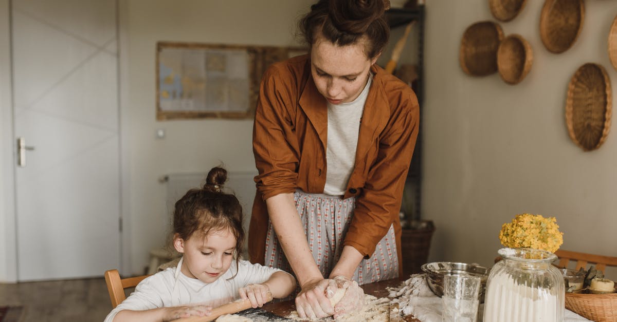 Trapped pockted of flour in dough - Man in Brown Sweater Sitting Beside Woman in Brown Sweater Trapped pockted of flour in dough - Man in Brown Sweater Sitting Beside Woman in Brown Sweater