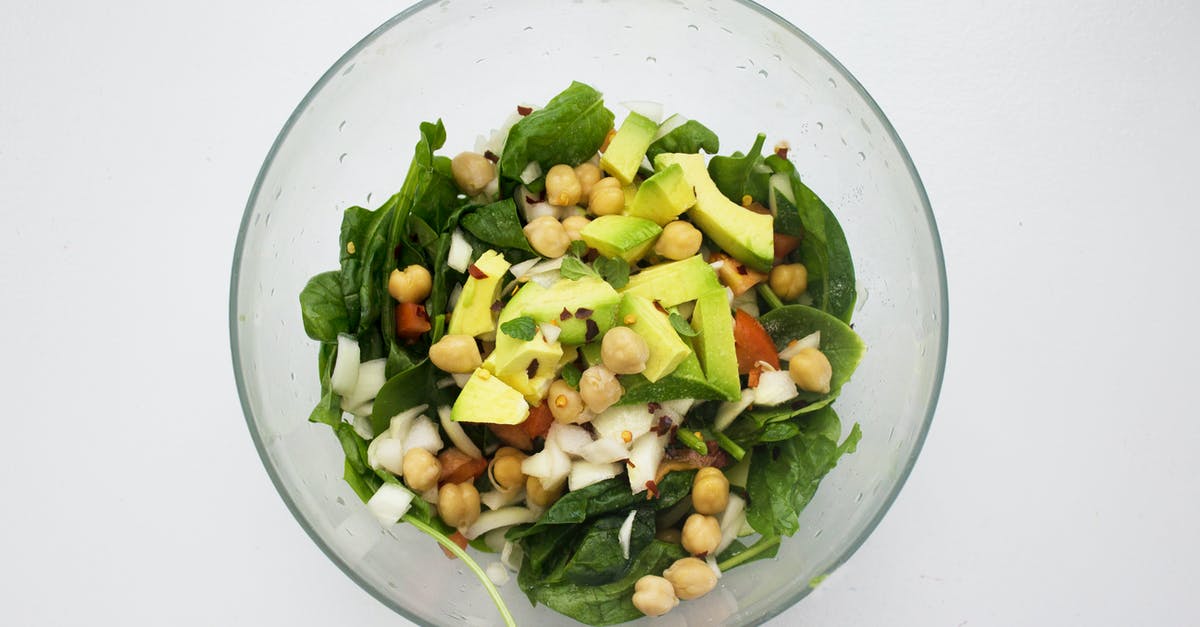 Trying to improve a vegetarian wrap by adding spinach - Yellow, Green, and White Vegetables