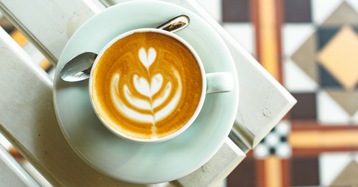 Turkish coffee foam - White Ceramic Cup With Coffee
