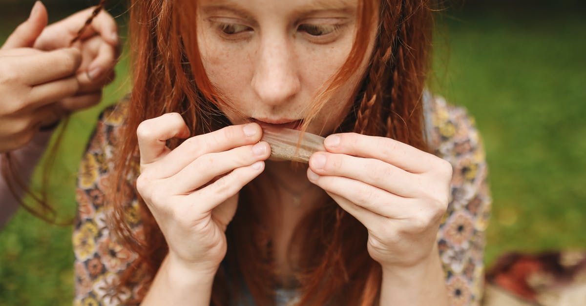 Type of smoker and location [closed] - Woman Covering Her Face With Her Hair