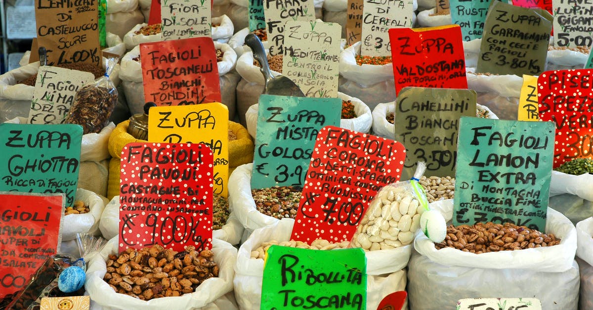 USDA or Food Labeling? - Assorted Beans in White Sacks USDA or Food Labeling? - Assorted Beans in White Sacks