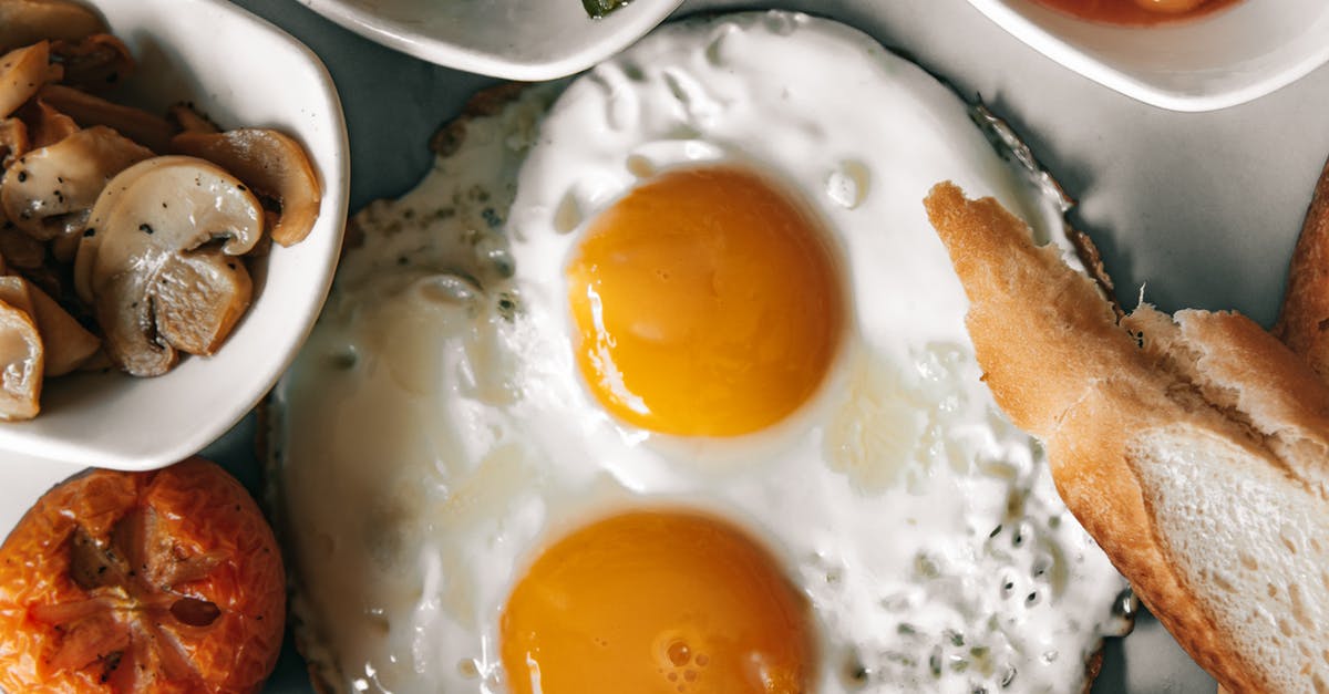 Using eggs in pudding - yolks vs whole eggs - Sunny Side Up Eggs On White Ceramic Plate Using eggs in pudding - yolks vs whole eggs - Sunny Side Up Eggs On White Ceramic Plate