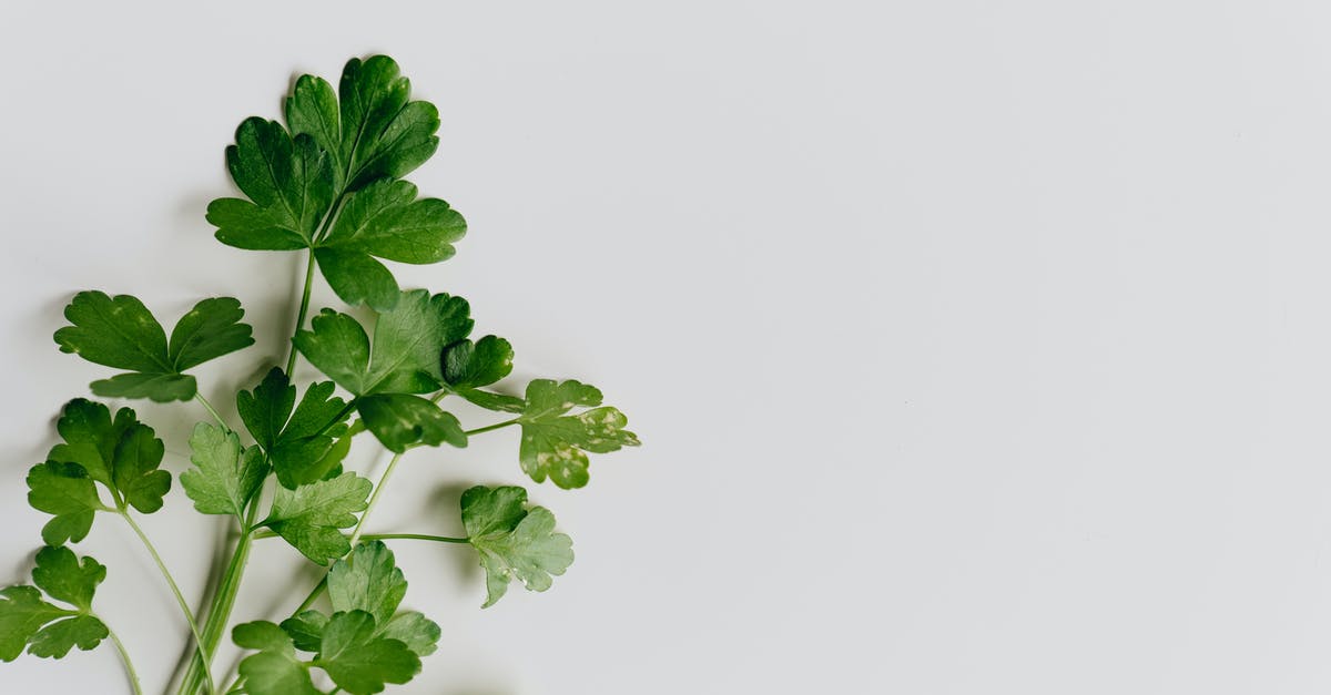 Using parsley and thyme in a brine - Close-Up Photo Of Parsley Using parsley and thyme in a brine - Close-Up Photo Of Parsley