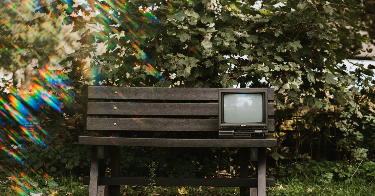 Using Rainbow Chard for Spanakopita - Vintage TV set on wooden bench Using Rainbow Chard for Spanakopita - Vintage TV set on wooden bench