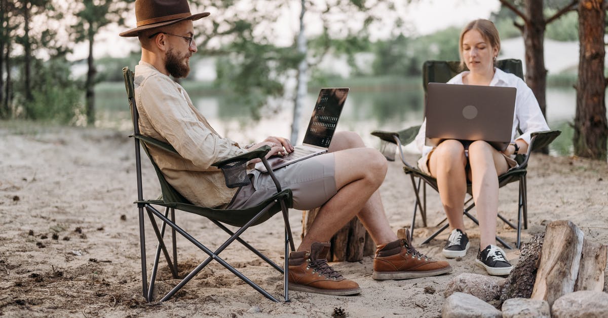 Using xanthan gum - A Couple Having Conversation while Working at the Campsite Using xanthan gum - A Couple Having Conversation while Working at the Campsite
