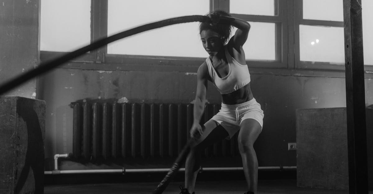 Using xanthan gum - Grayscale Photo of a Woman Using Battle Ropes Using xanthan gum - Grayscale Photo of a Woman Using Battle Ropes