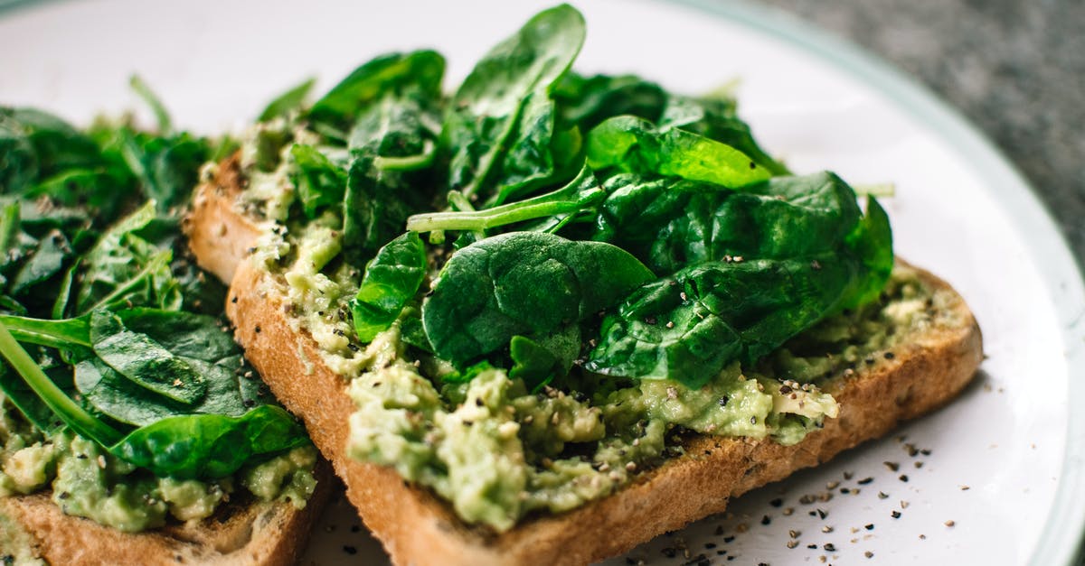 Vegan mayonnaise never emulsifies? - Basil Leaves and Avocado on Sliced Bread on White Ceramic Plate Vegan mayonnaise never emulsifies? - Basil Leaves and Avocado on Sliced Bread on White Ceramic Plate